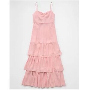 AE Drop Waist Tiered Maxi Dress